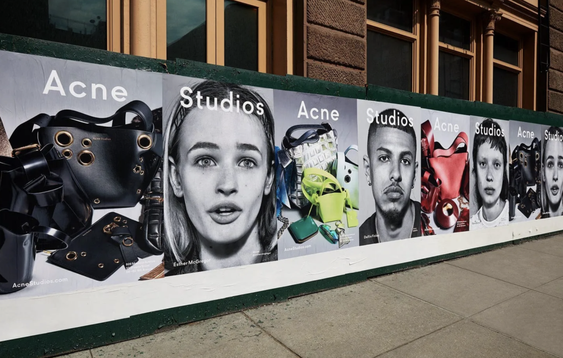 Acne studios advertising