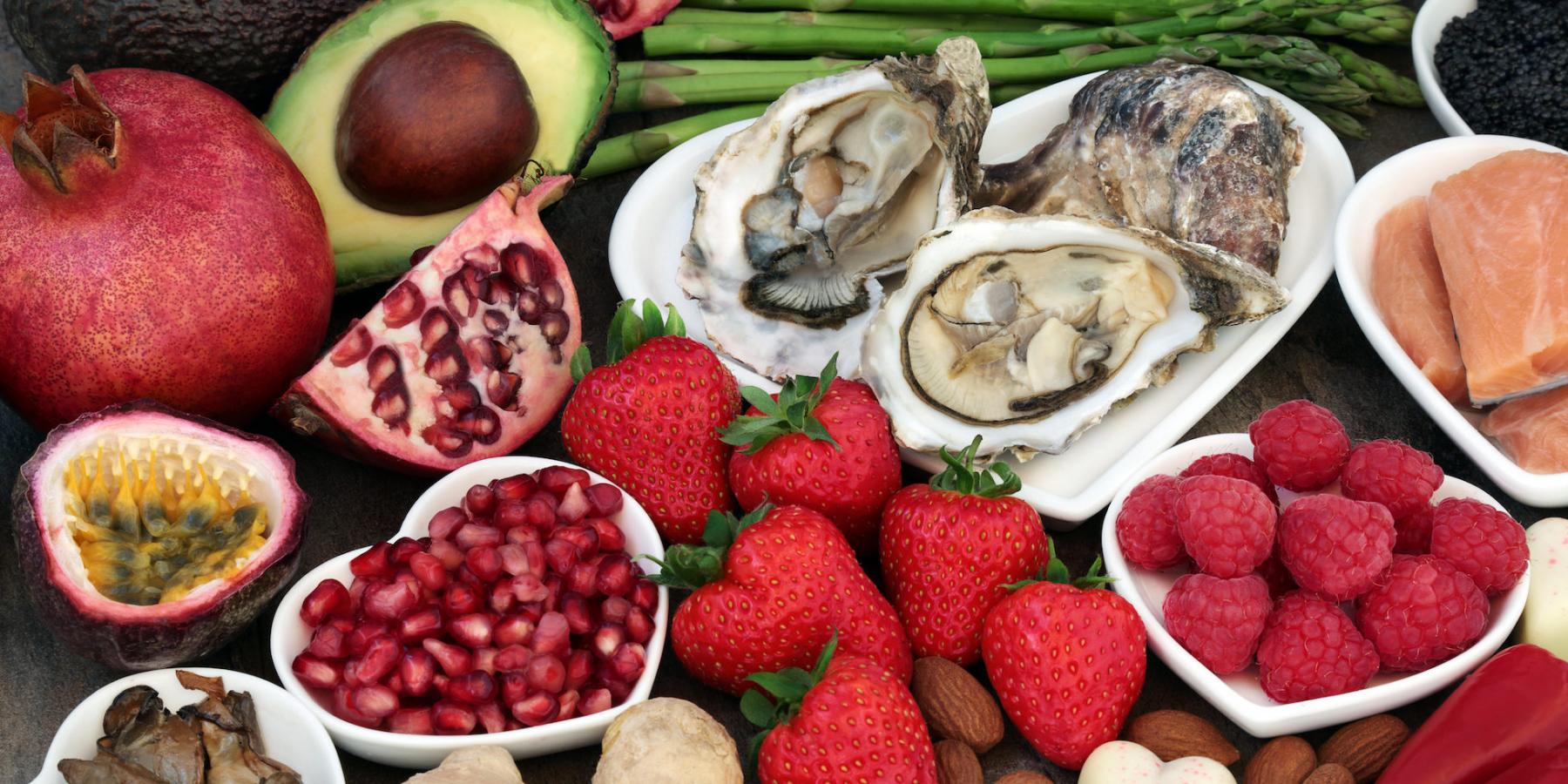 Aphrodisiacs in food 