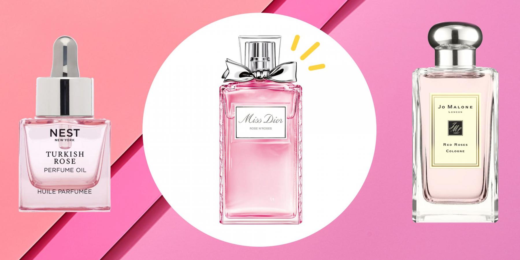 Perfumes with rose