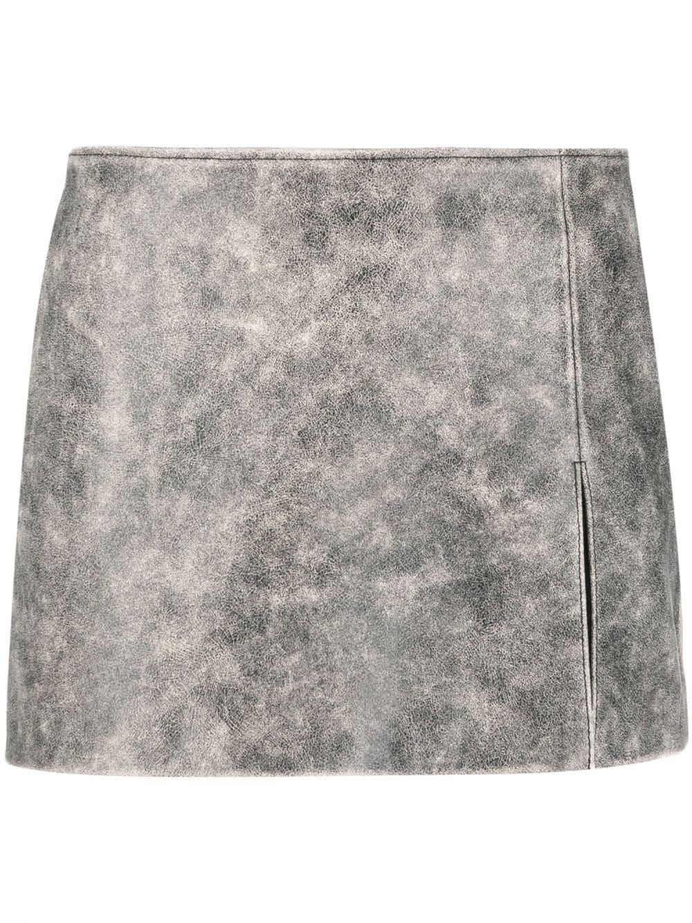 Manokhi faded mini skirt