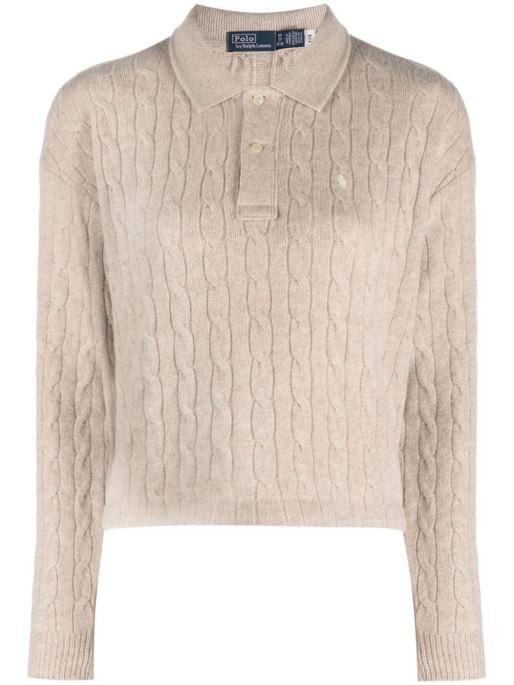 Polo Ralph Lauren Polo Pony cable-knit jumper