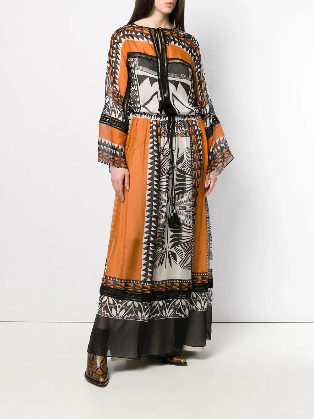 Alberta Ferretti boho maxi dress