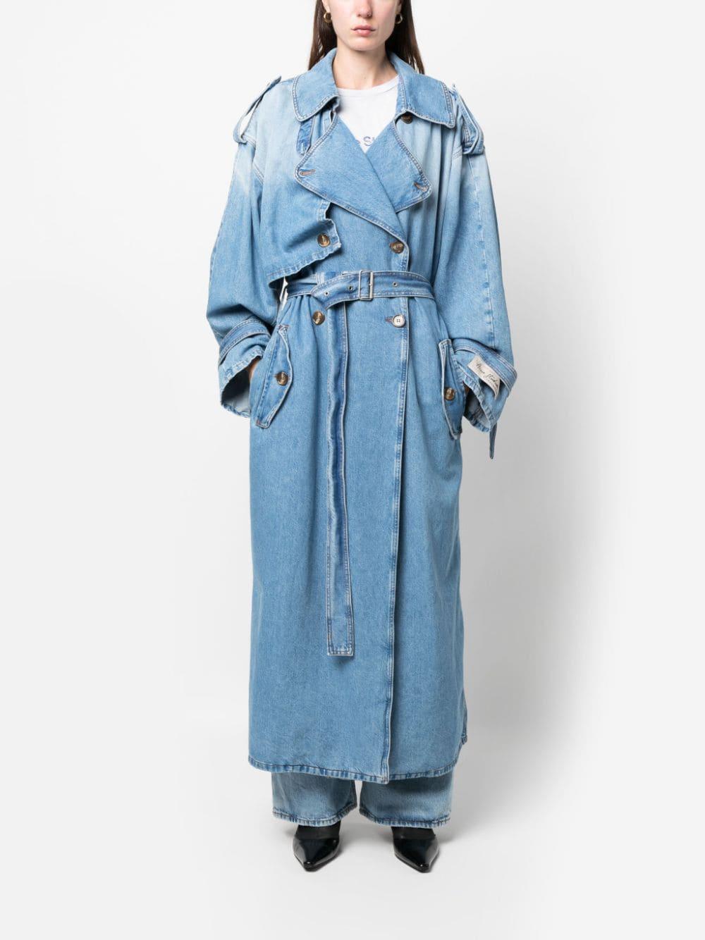 Acne Studios denim trench coat