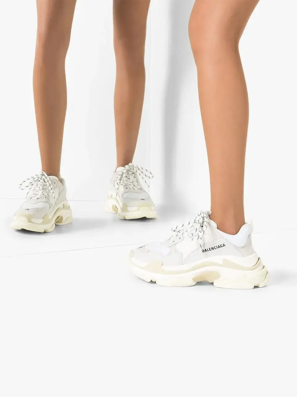 Balenciaga Triple S Sneakers in white