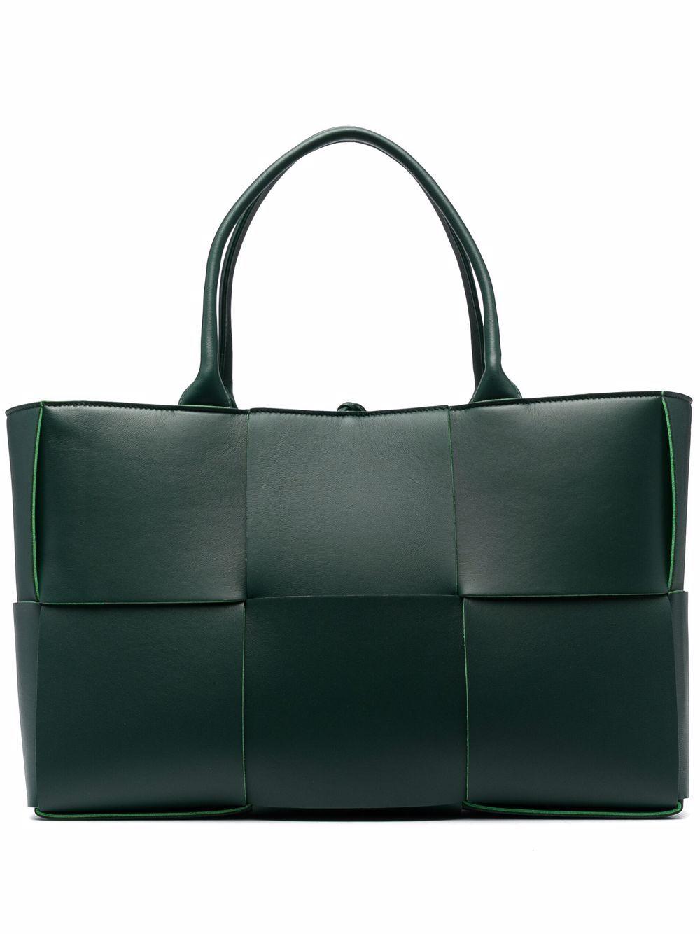 Bottega Veneta Arco small intrecciato leather tote